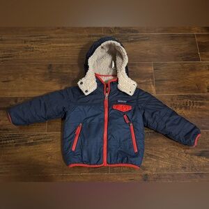 Patagonia Toddler Reversible Tribbles Hoody Coat Size 2T